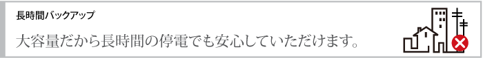 大容量蓄電池